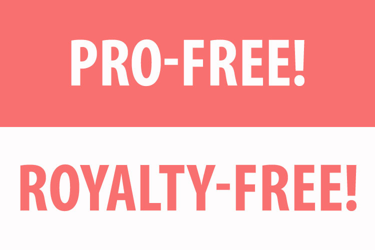 Pro Free Vs Royalty Free